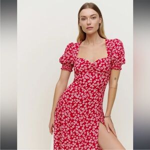 Reformation Lacey Floral Dress